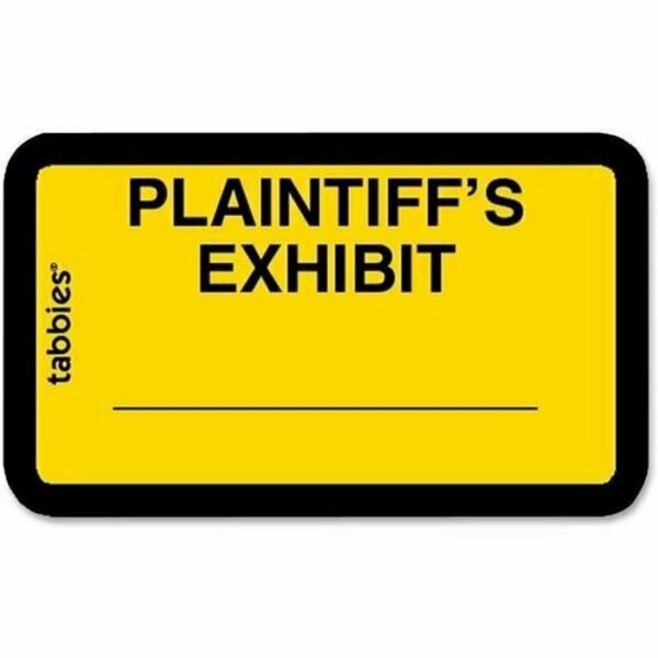 Tabbies LEGAL EXHIBIT LABELS, PLAINTIFFft Sin, 252PK TAB58094